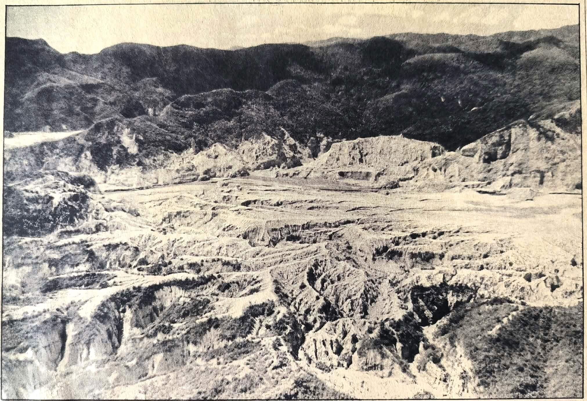 Pyroclastic material at Zambales mountain range, 1994 Pyroclastic material at Zambales mountain range, 1994